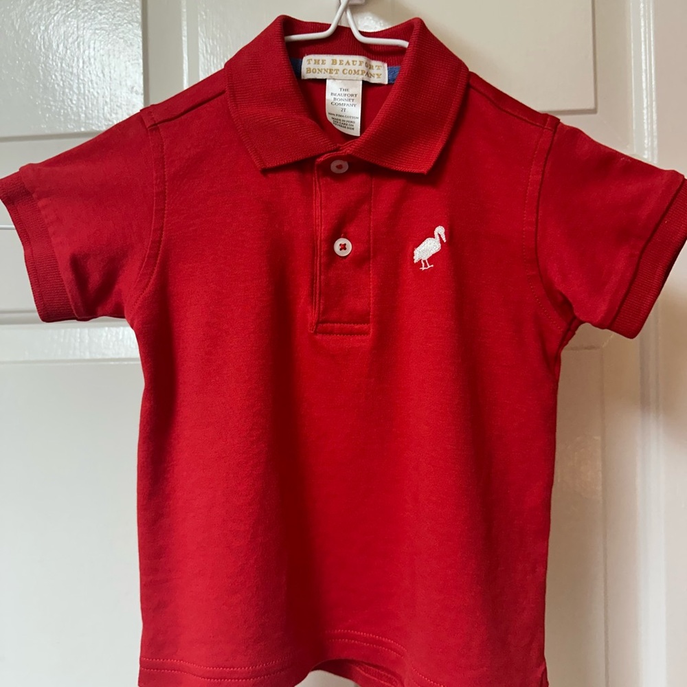 The Beaufort Bonnet Company Red Polo Shirt Classic Design